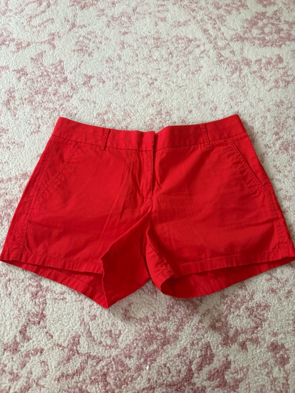 J. Crew Bright Red High-Waist Women's Shorts